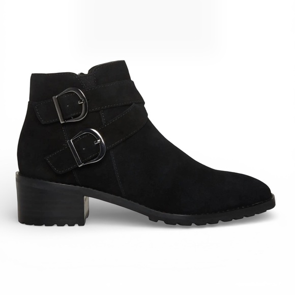 Blondo Shanna Suede Black Waterproof Booties – Sz 8M